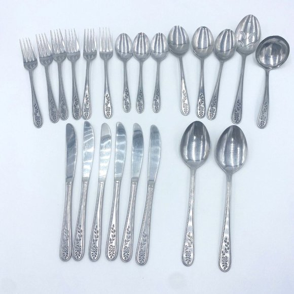 Rogers Dining Vintage Rogers Silverware Stainless Steel Flatware
